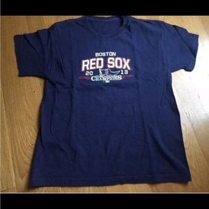 Boston Red Sox Boys Youth 2013 World Series Champions Blue T-Shirt - Size M